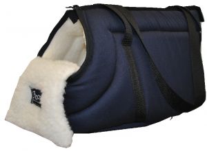 Navy-Cream Carry Bag